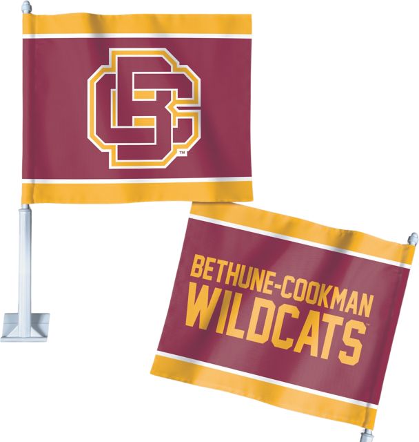 Bethune-Cookman University Wildcats Two Sided Car Flag