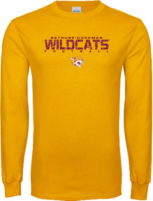 Bethune Cookman Long Sleeve T Shirt Football Yards Design - ONLINE ONLY