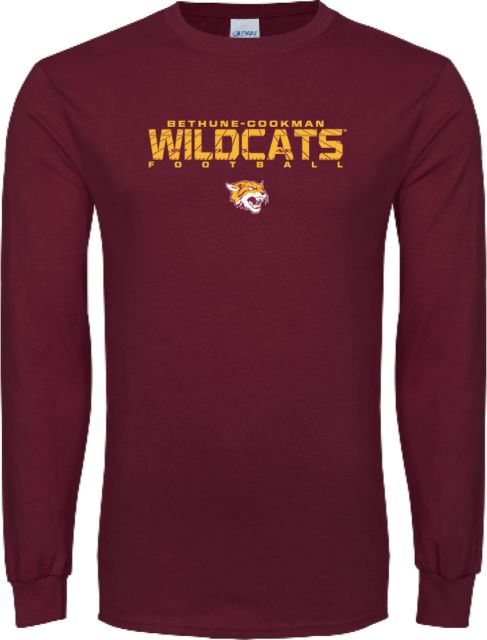 Bethune Cookman Long Sleeve T Shirt Football Yards Design - ONLINE ONLY